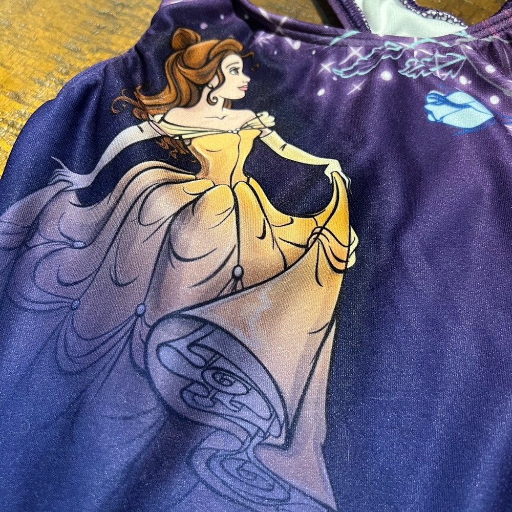 Disney Princess Belle 2 piece gymnastics set